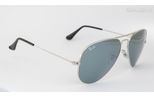 Ray-Ban Aviator Large Metal Silver Mirror (RB3025 W3277 58mm) saules brilles